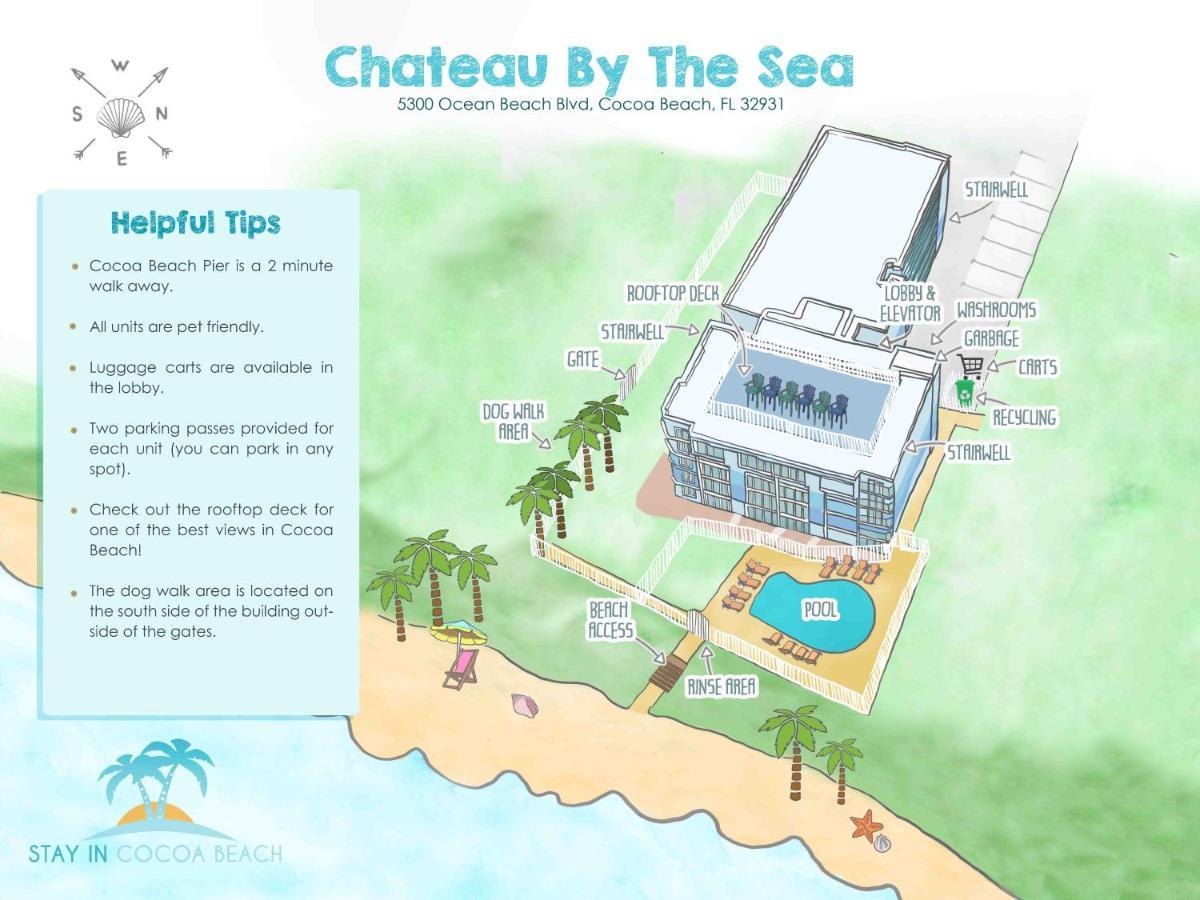 Chateau By The Sea Aparthotel Cocoa Beach Exterior photo